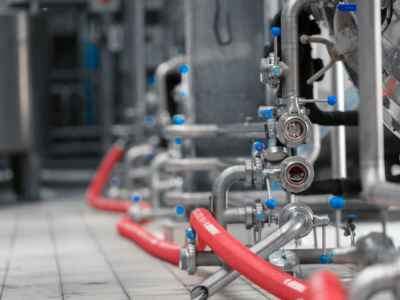 Uso de mangueiras e conexões na indústria