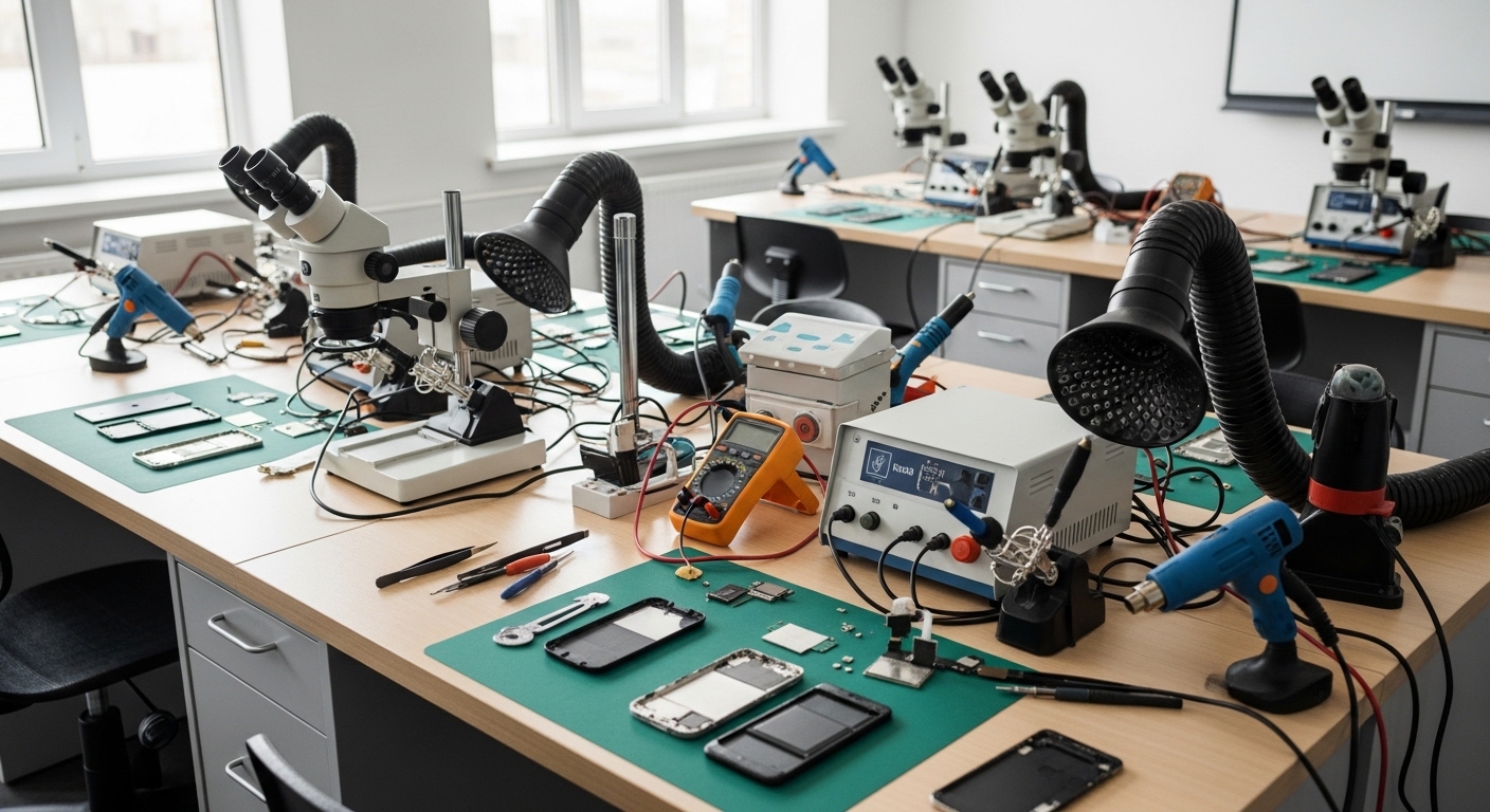 Curso para aprender arrumar celular: Ferramentas e mercado